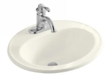 Kohler K-2196-8-96 Pennington Self-Rimming Lavatory With 8" Centers - Biscuit (Faucet Not Included) 1 Kohler K-2196-8-96 Pennington Self-Rimming Lavatory With 8" Centers - Biscuit (Faucet Not Included)