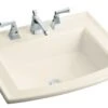 Kohler K-2356-8-47 Archer Self-Rimming Lavatory With 8" Centers - Almond (Faucet Not Included)