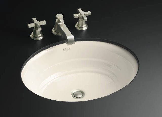 Kohler K-2832-47 Garmond Undercounter Lavatory - Almond (Faucet Not Included) 1 Kohler K-2832-47 Garmond Undercounter Lavatory - Almond (Faucet Not Included)