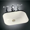 Kohler K-2890-8U-0 Tahoe Cast Iron Undercounter Lavatory Sink With 8" Centers - White