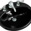 Kohler K-2906-8-7 Ellington Self-Rimming Lavatory With 8" Centers - Black