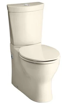 Kohler K-3654-47 Persuade Two Piece Elongated Toilet With 12" Rough In - Almond
