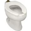 Kohler K-4350-0 Wellcomme Elongated Toilet Bowl With Top Spud - White (Seat Not Included)