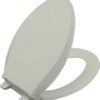 Kohler K-4636-58 Cachet Quiet-Close Quick-Release Toilet Seats - Thunder Grey (Pictured In Ice Grey)
