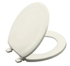 Kohler K-4648-96 Stonewood Round Toilet Seat - Biscuit
