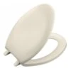 Kohler K-4659-47 Bancroft Traditional Elongated Closed Front Toilet Seat - Almond