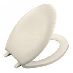 Kohler K-4659-47 Bancroft Traditional Elongated Closed Front Toilet Seat - Almond