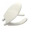 Kohler K-4660-96 Lustra Solid Plastic Round Open-Front Toilet Seat - Biscuit