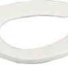 Kohler K-4670-C-0 Lustra Elongated Open Front Toilet Seat - White
