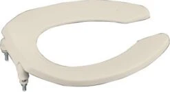 Kohler K-4670-C-47 Lustra Elongated Open Front Toilet Seat - Almond