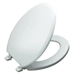Kohler K-4694-47 Ridgewood Elongated Toilet Seat - Almond (Pictured In White)