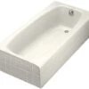 Kohler K-520-96 Dynametric 5' Bath With Right Hand Drain - Biscuit