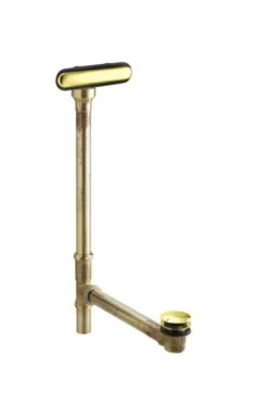 Kohler K-7271-AF Clearflo Slotted Overflow Brass Bath Drain - Vibrant French Gold