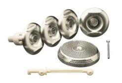 Kohler K-9694-BN Trim Kit With Four Jets For Flexjet Whirlpools - Brushed Nickel